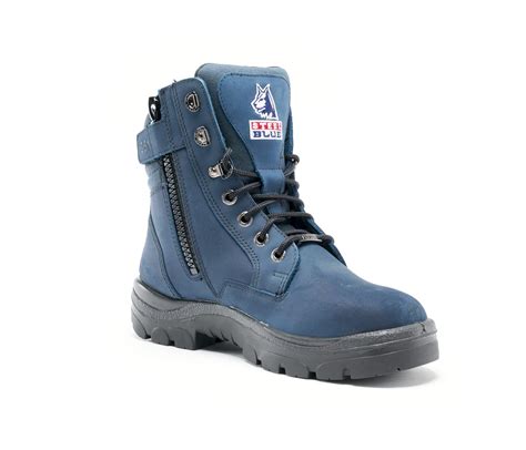 Steel Blue Ladies Southern Cross Zip/Lace Safety Boot + Scuff